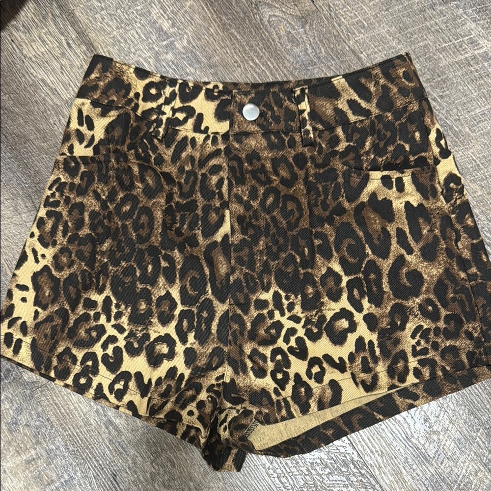 Leopard Print Women's Shorts